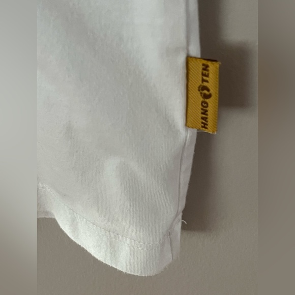 Men’s HANG 👣 TAN Vintage Short Sleeves Surfer Dude  T-Shirt - Picture 3 of 10